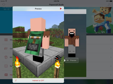 Papercraft Studio App Brings Minecraft To Life